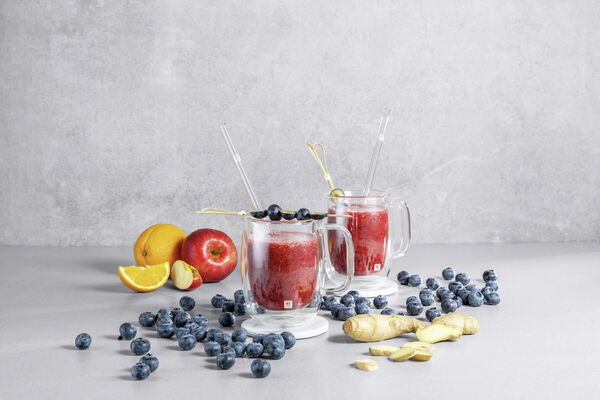 Sorrento Sugerør i glas, klar