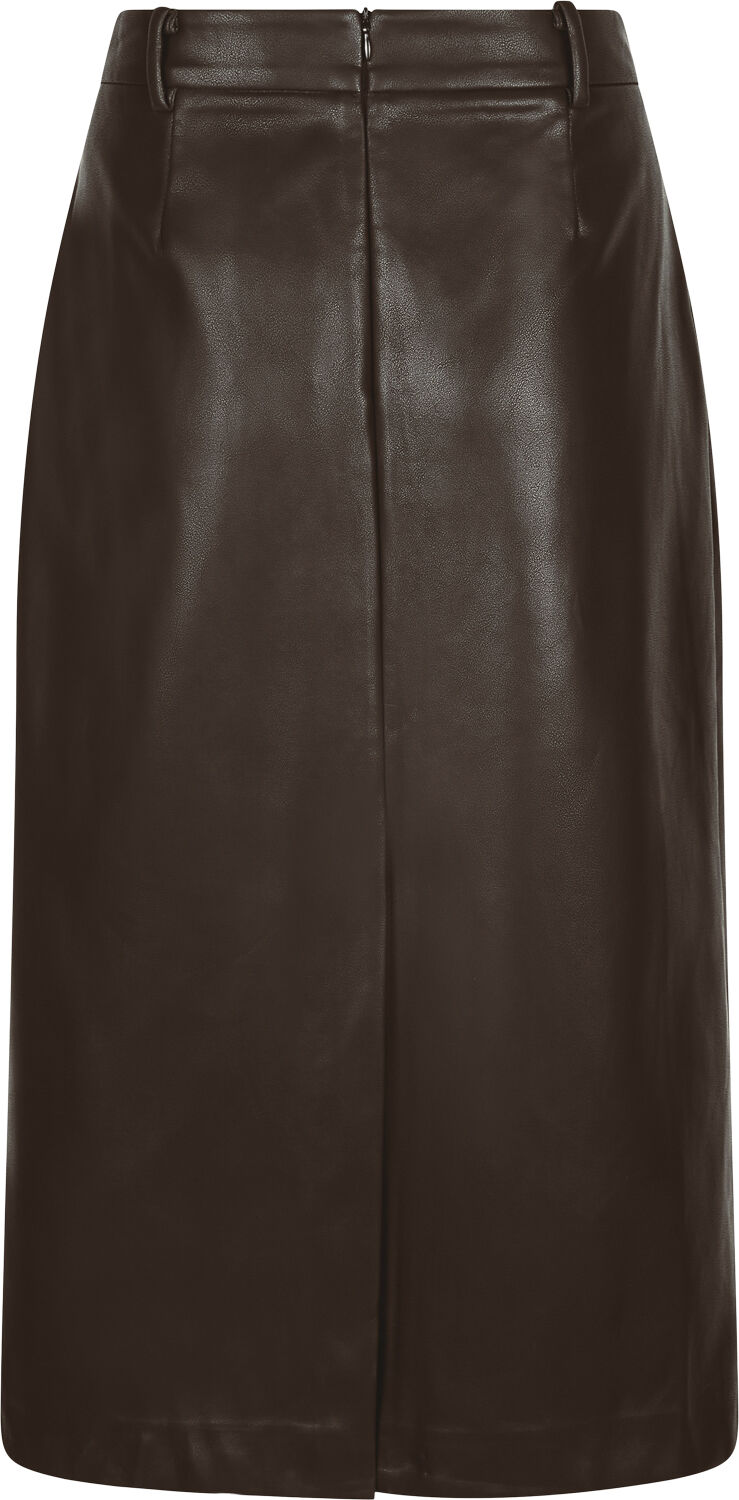 Nettie Faux Leather Skirt