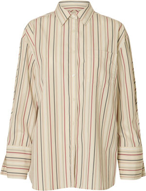 SLFDAN LS OVERSIZED STRIPED SHIRT E