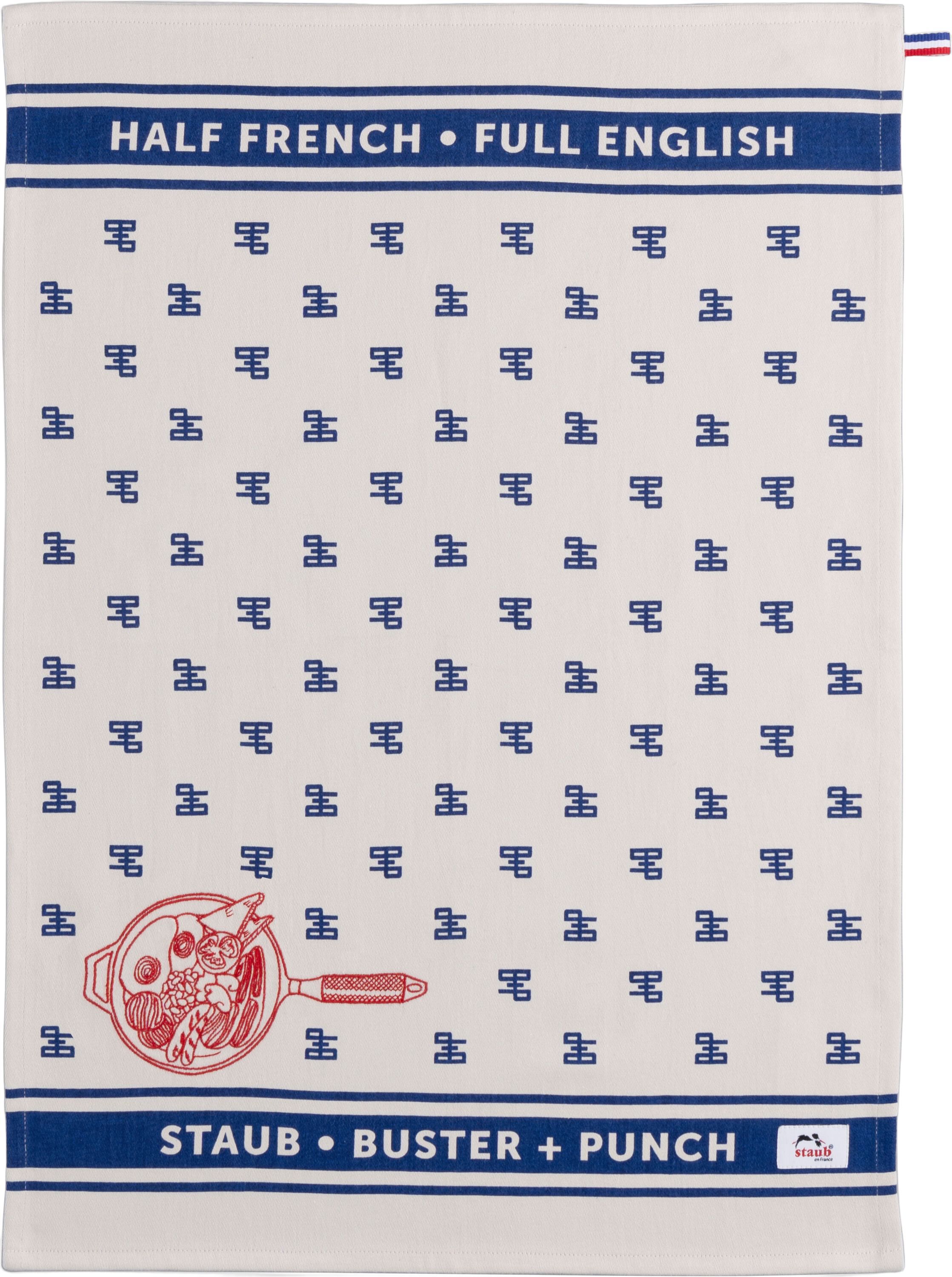 Viskestykke, M&oslash;rk-Bl&aring;