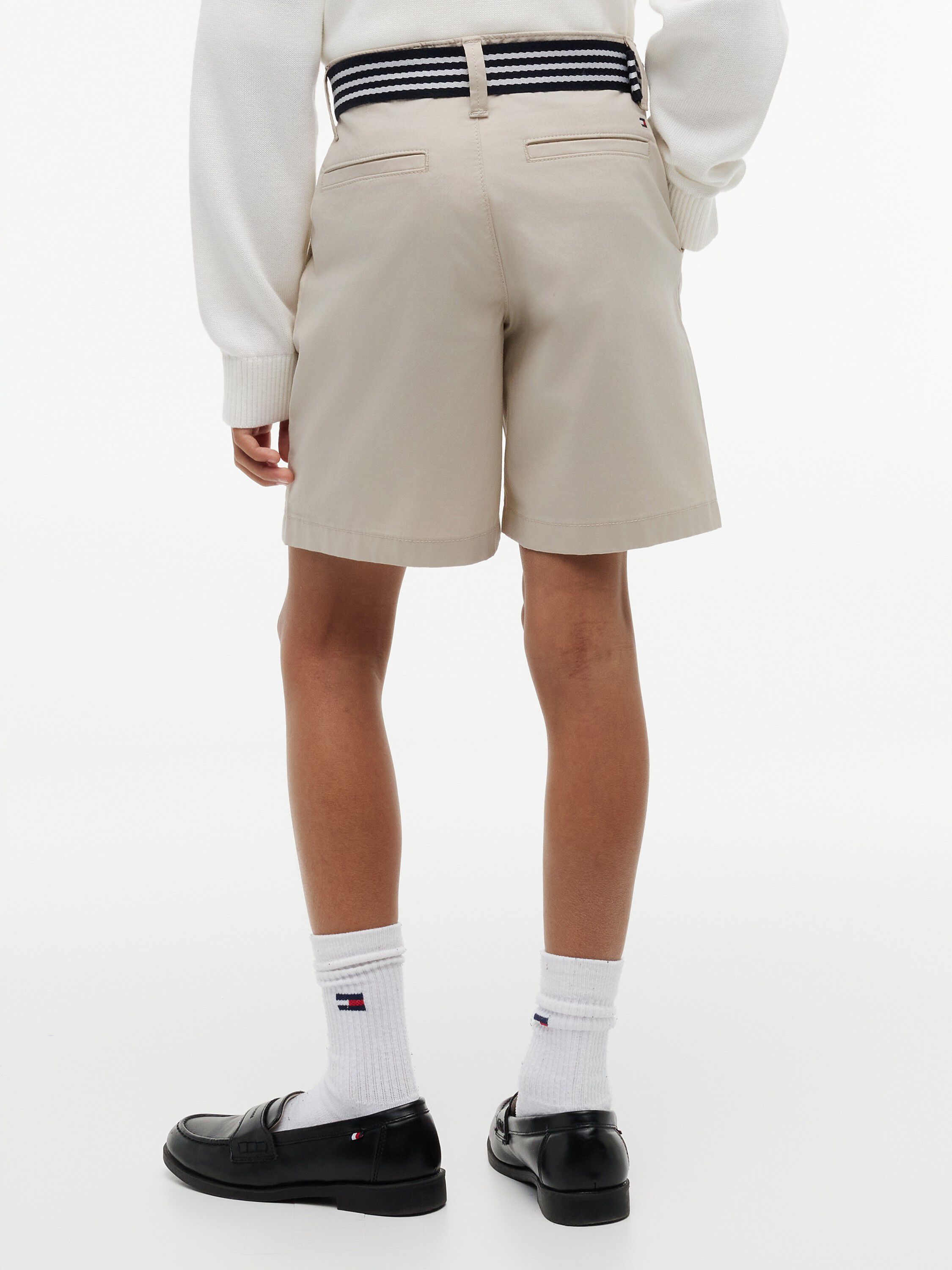 Essential Signature Belt Loose Chino Shorts