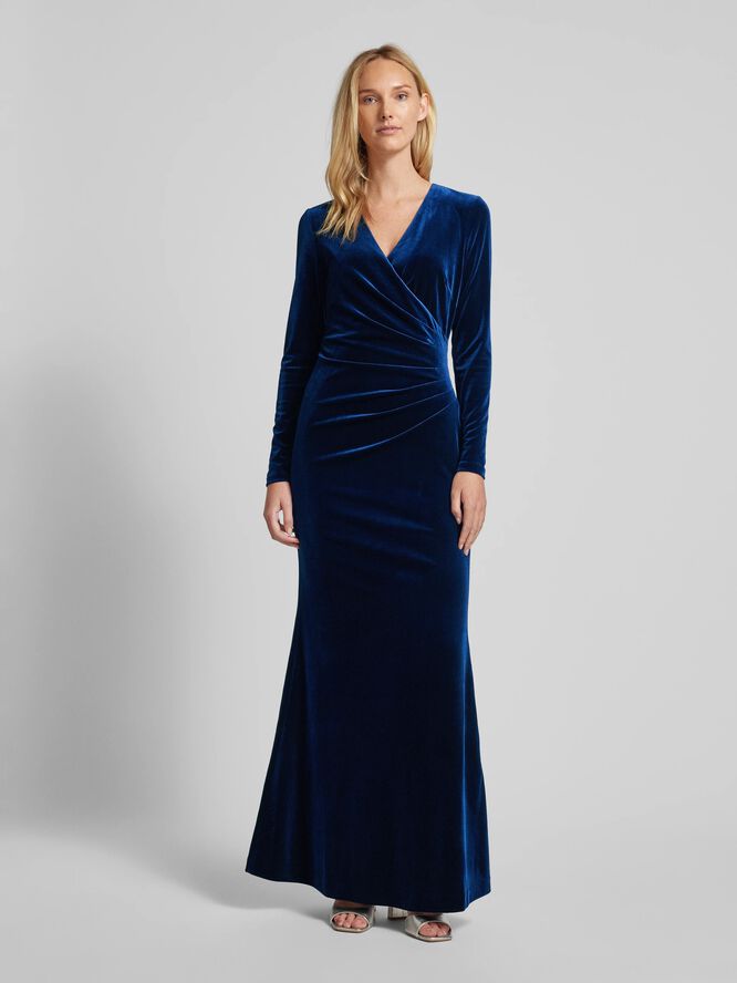 Kjole i velourkvalitet