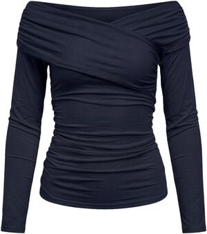 OBJLEVIH L/S CROSS OVER TOP NOOS