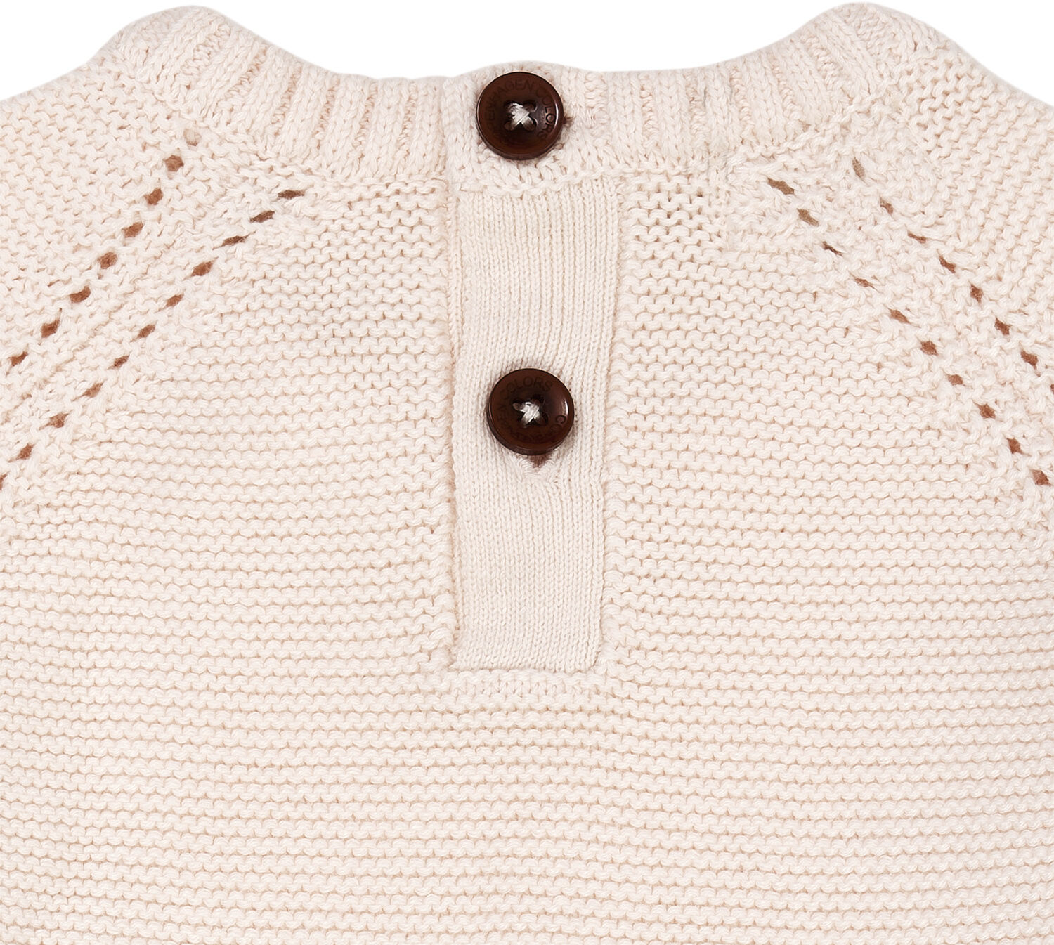 KNITTED PULLOVER W. FRILL