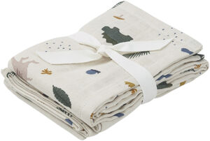 2 pack Hannah printet muslin stofbleer