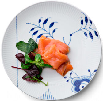 Bl&aring; Mega Riflet 23 cm. coupe tallerken