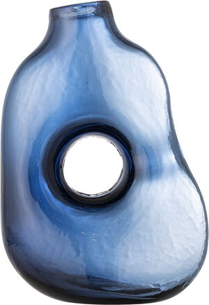 Harri Vase, Blå, Glas