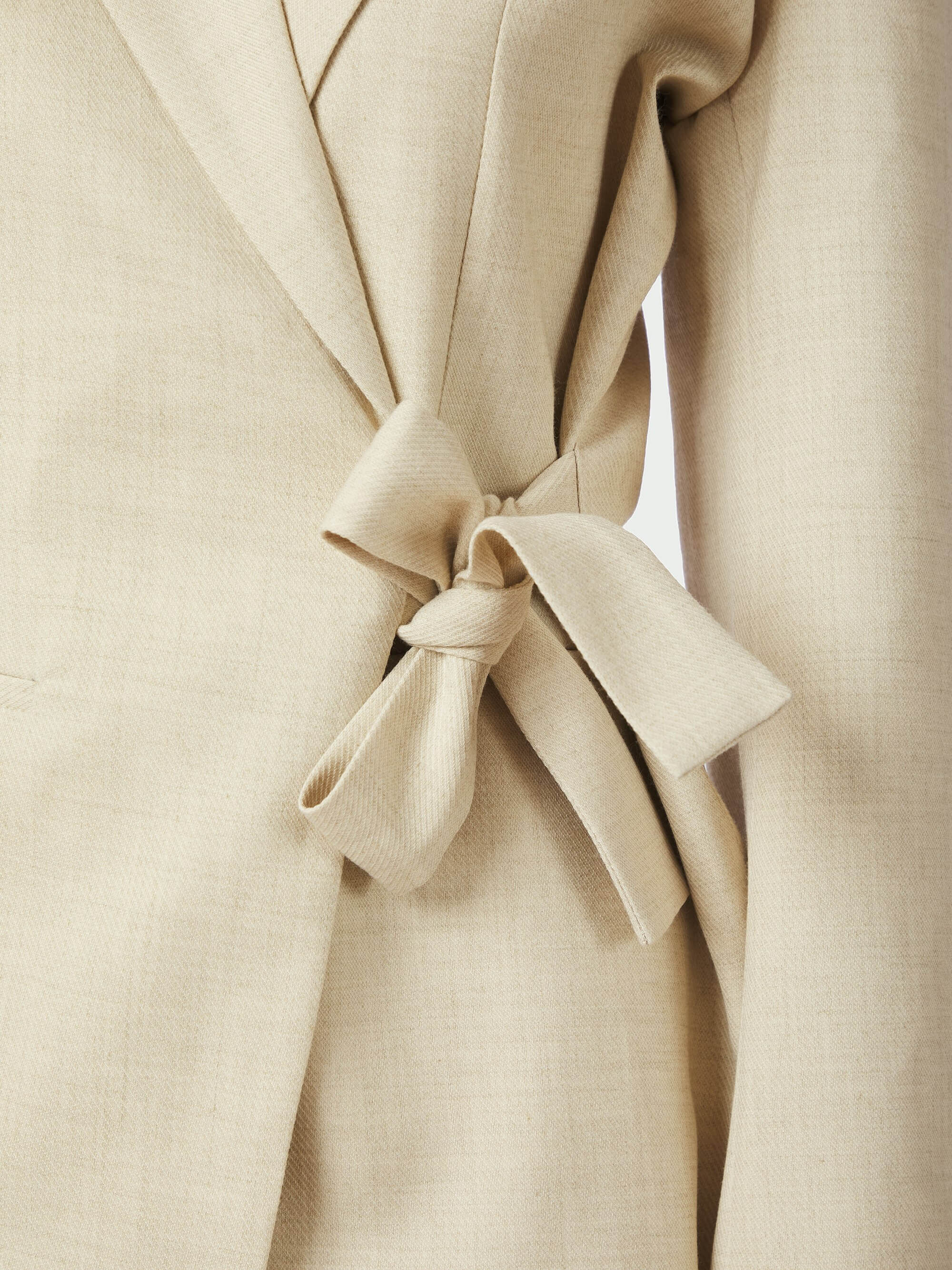 Carmia Melange Tie Blazer