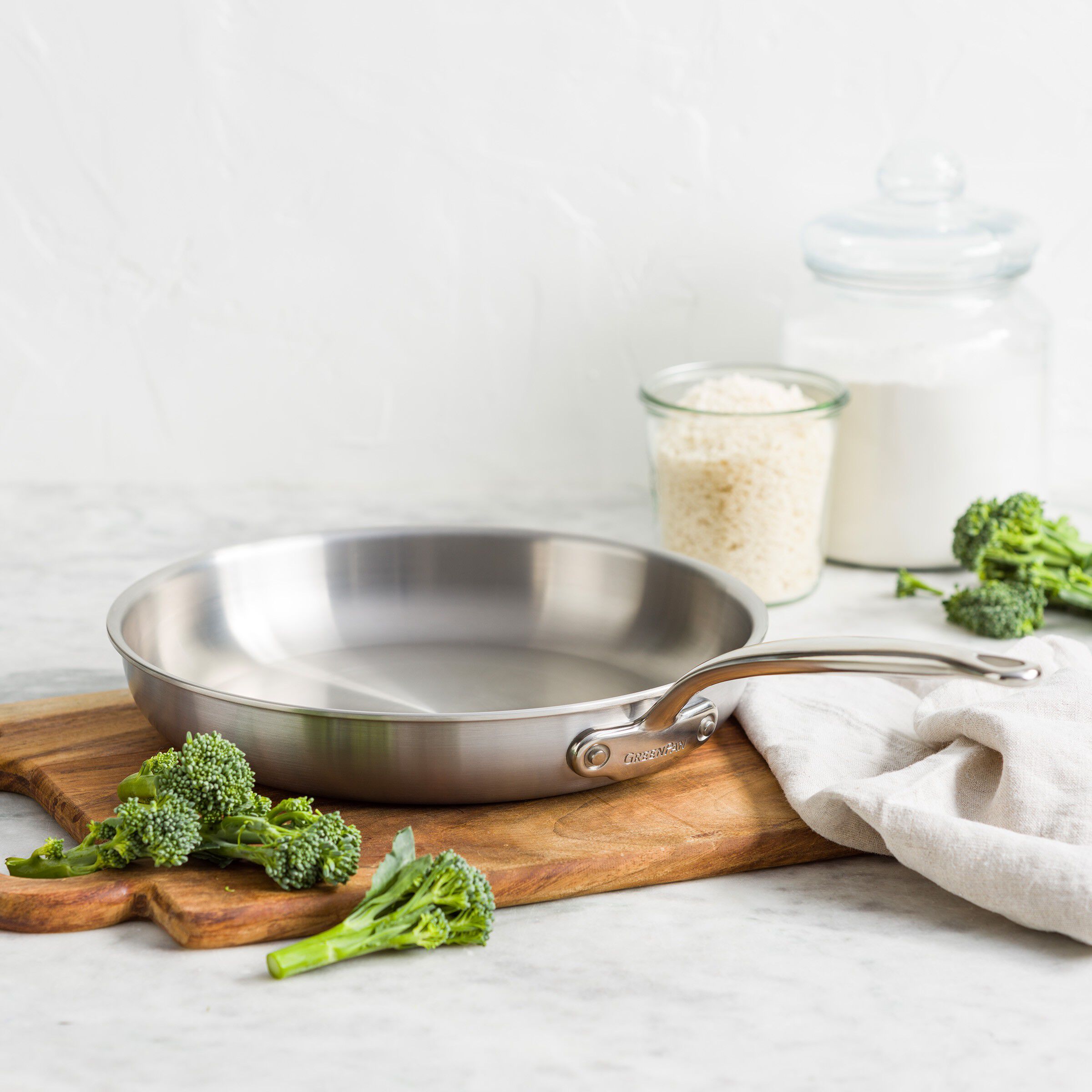 GreenPan Premiere 5PLY SS frypan 28cm