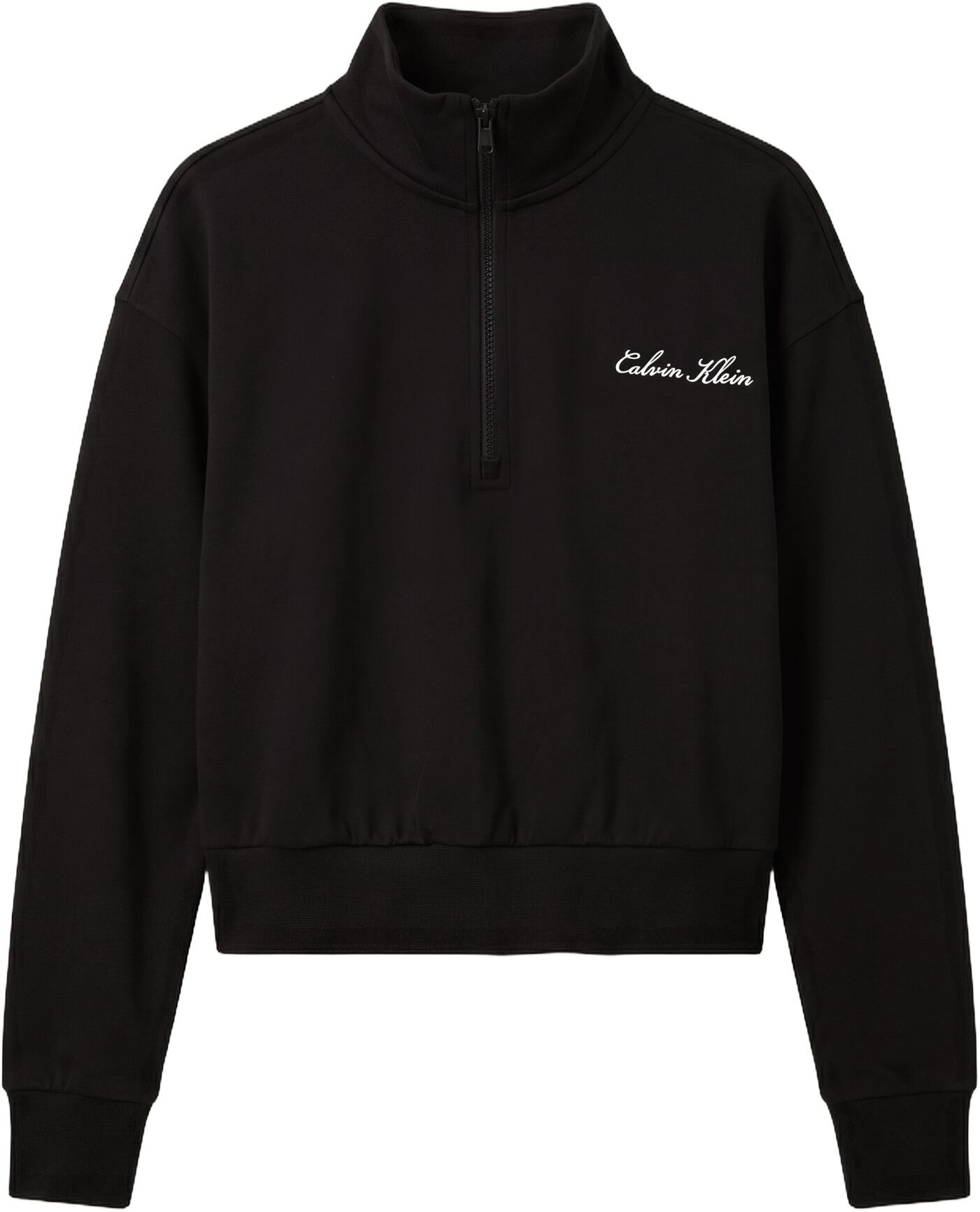 HEAVY JERSEY 1/4 ZIP TOP- GRAPHI