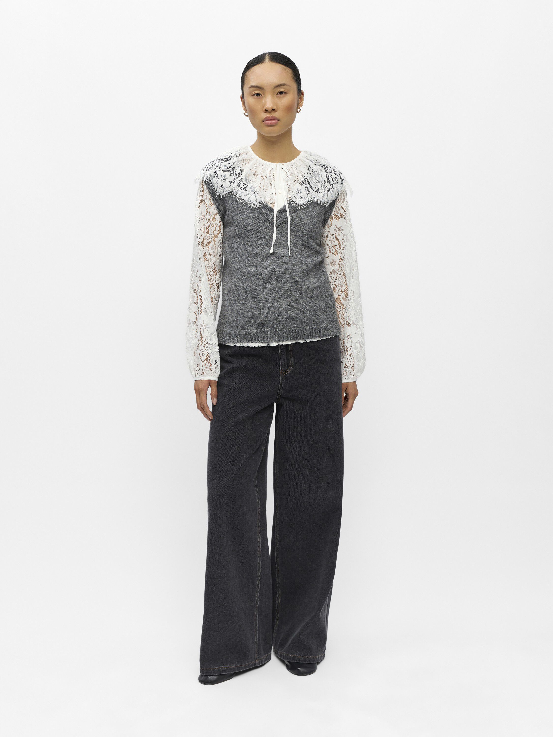 Objdenisi S/L Re Knit Vest Noos