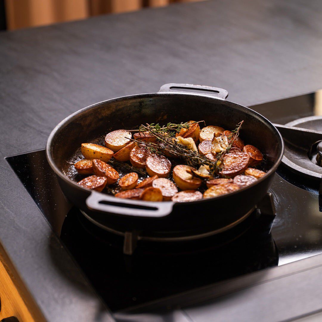 Stegepande &ndash; Carbonst&aring;l &ndash; Dobbelth&aring;ndtag