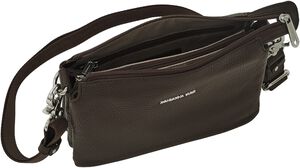 MELLOW LEATHER POCHETTE / ESPRESSO