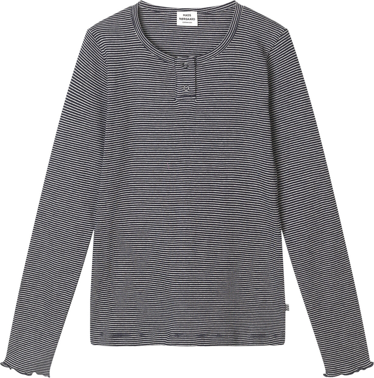 2x2 Cotton Stripe Tala Tee LS