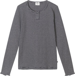 2x2 Cotton Stripe Tala Tee LS