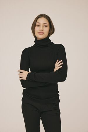 Torino 2 Højhalset strik - Merino uld mix