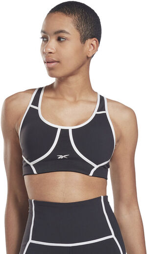Lux Racer Colorblocked Padded sports bh