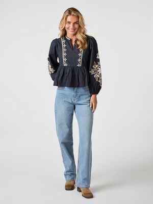 Ginia Emb Blouse