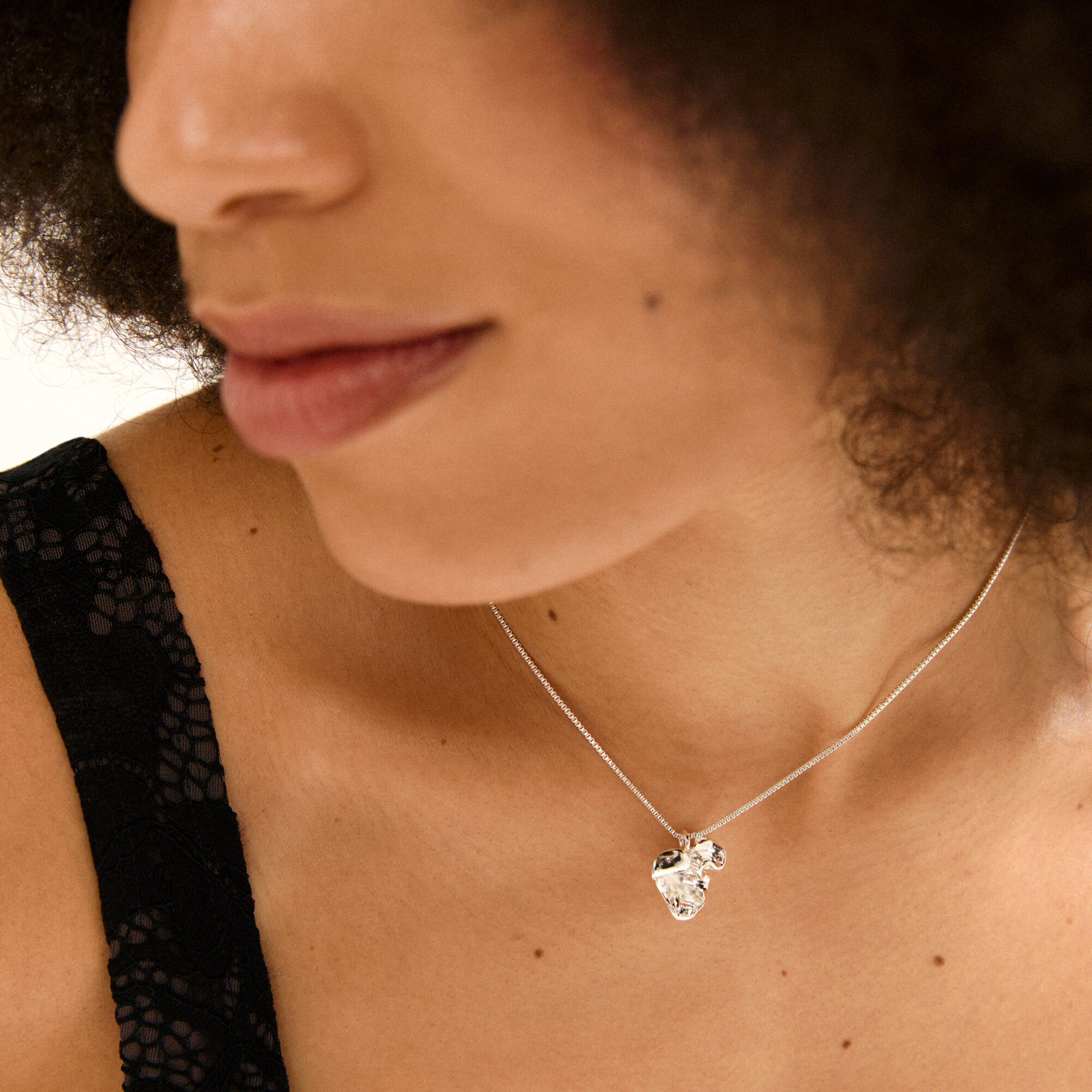 LUIS necklace silver-plated