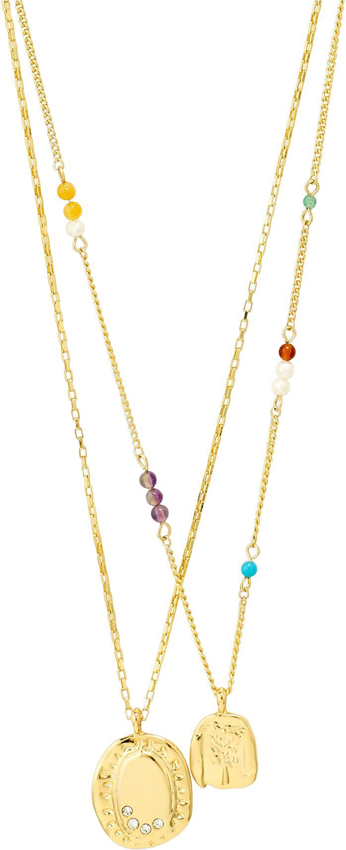 HERE necklace gold-plated