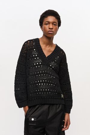 Cotton Mix V-neck