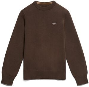 Shield Cotton Crew Neck Sweater