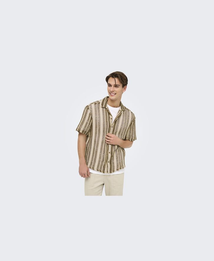 ONSDANI CROCHET SS SHIRT