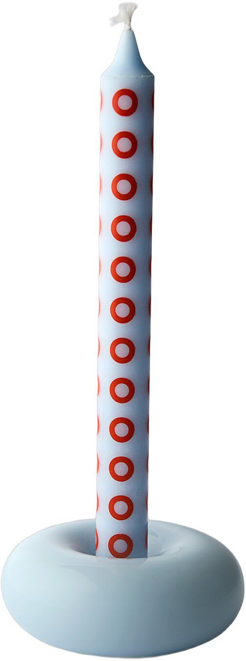 BOB CANDLE HOLDER, SMALL, LIGHT BLU