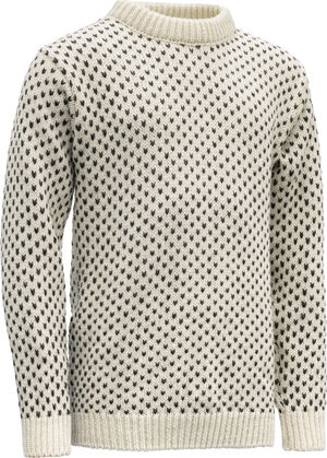 DEVOLD Nordsjø Sweater, Offwhite/Grey