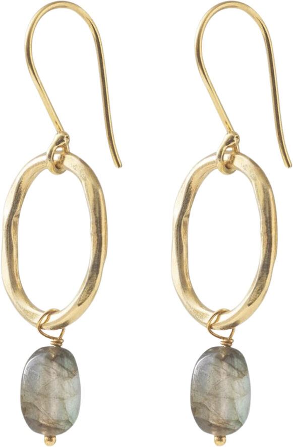 Graceful Labradorite GP Earrings