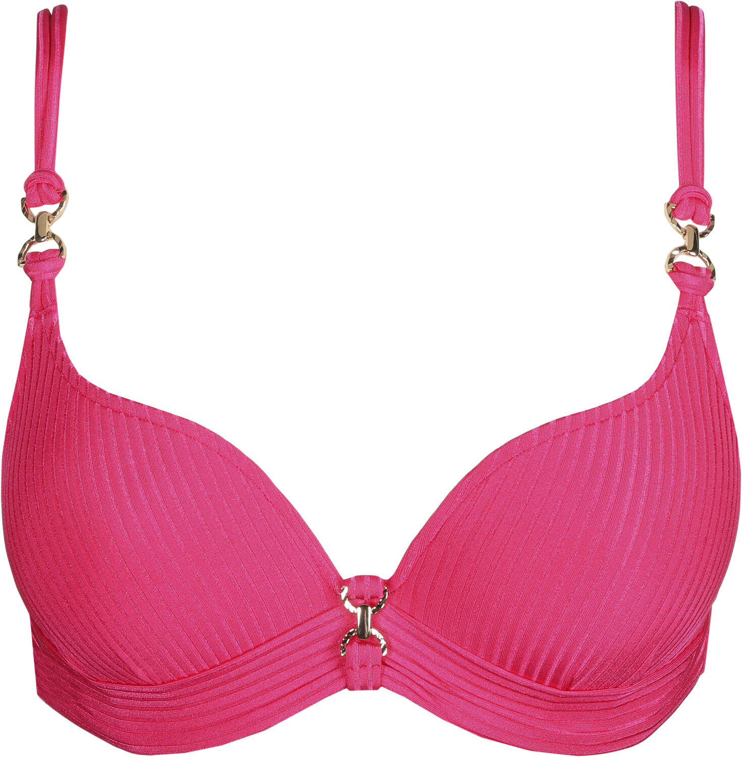 Emly hjerteformet bikinitop med vattering