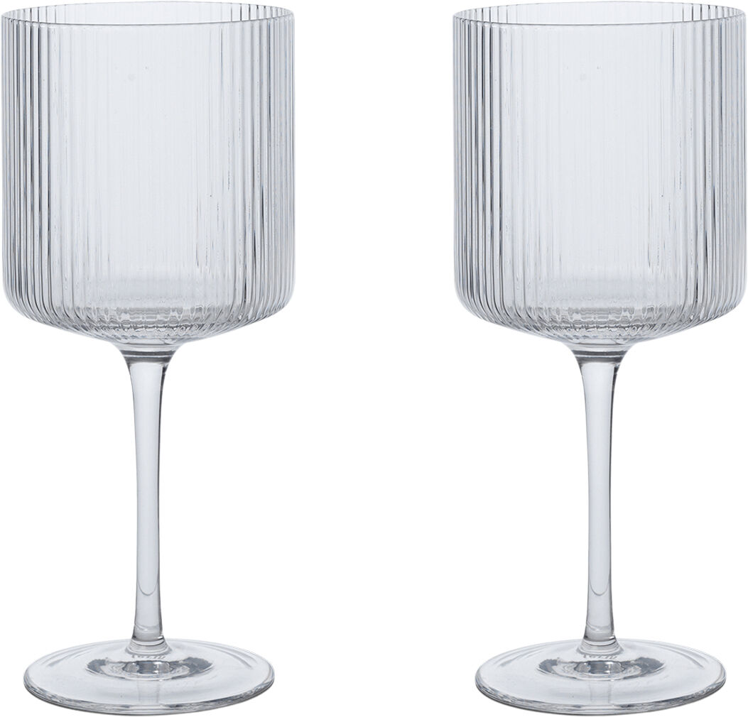 Ripple Red Wine Glasses - Set of 2