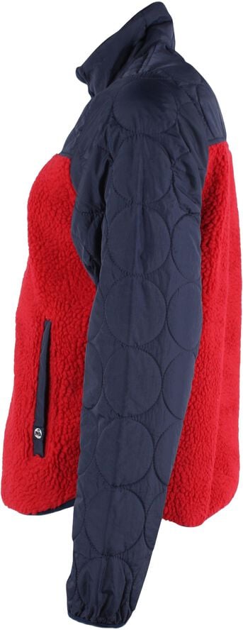 Danehazel Fleece Zip-Up Dk Navy/Dk Red