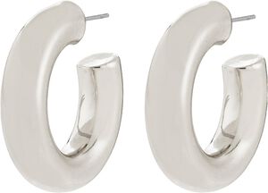 PHASE large hoops silver-plated