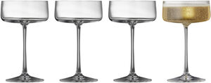 Champagneskål Zero 26 cl 4 stk.
