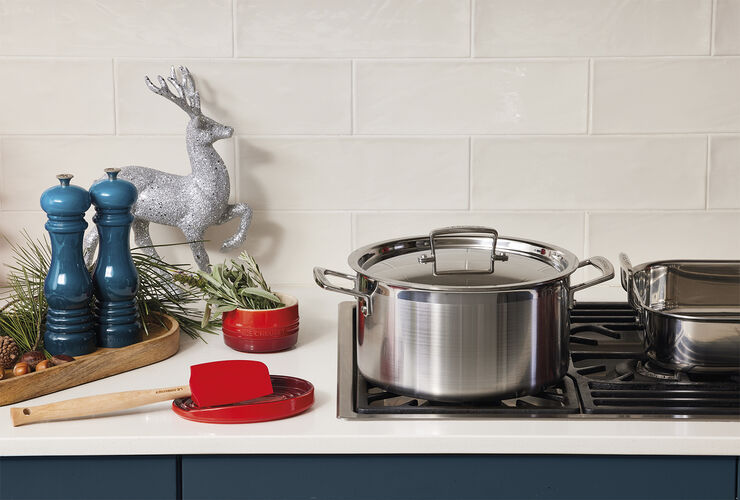 Oval grydeskeholder 15cm Cerise