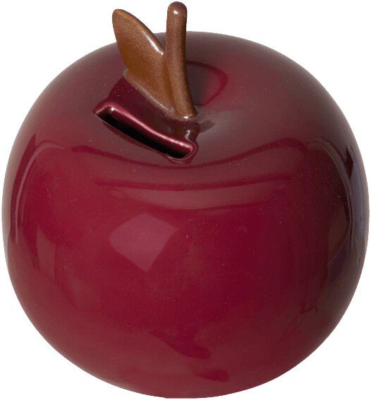 Apple Money Bank - Deep Red