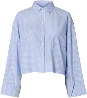 SLWDANNIE LS CROPPED BOXY SHIRT NOO