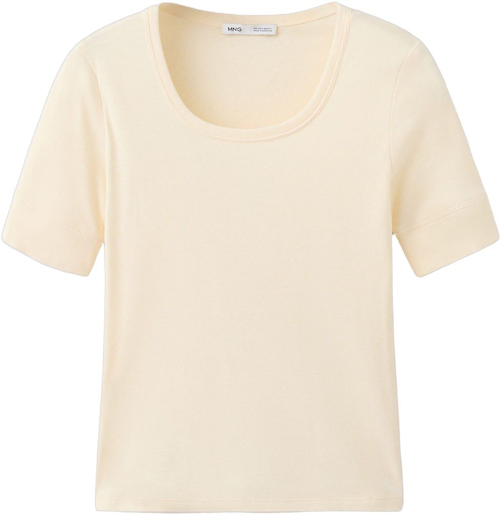 Short-sleeved fitted t-shirt