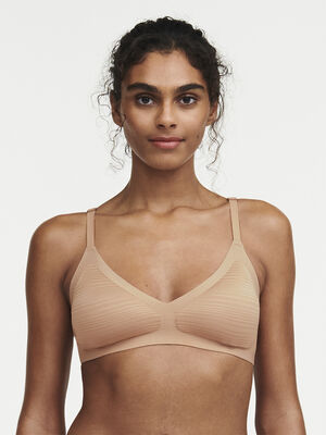 Soft Stretch Stripes Bralette with removable pads