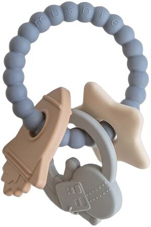 Mushie Space Teething Ring