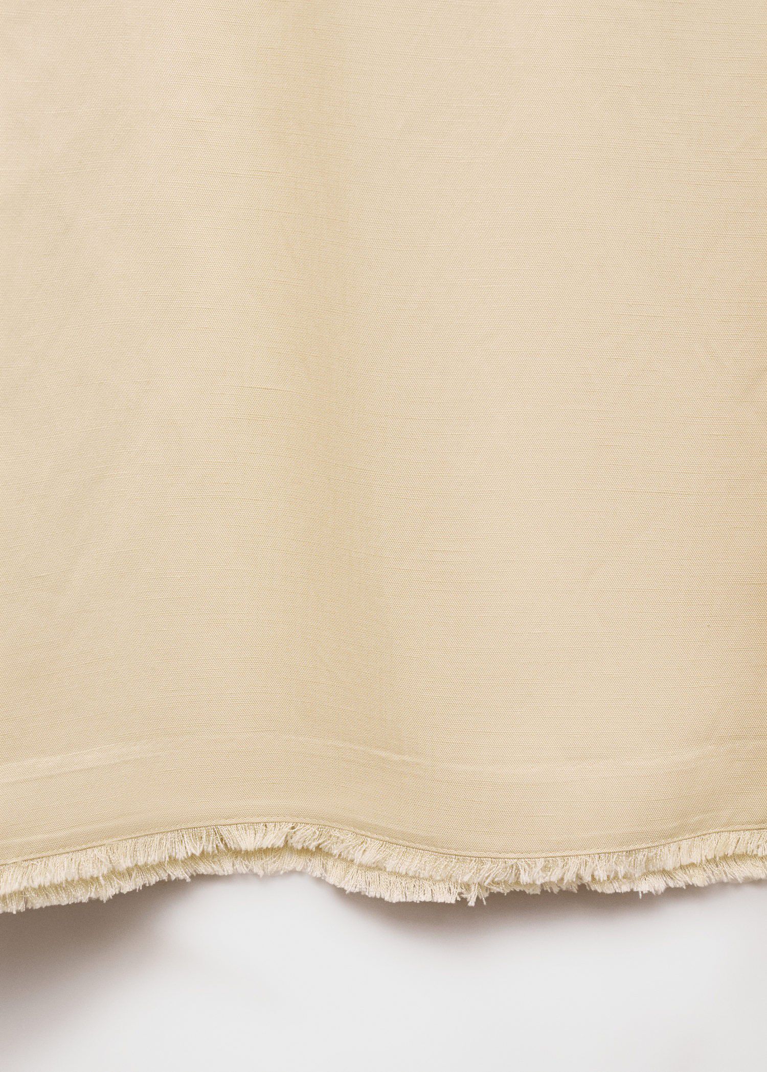 Midi skirt with frayed ends