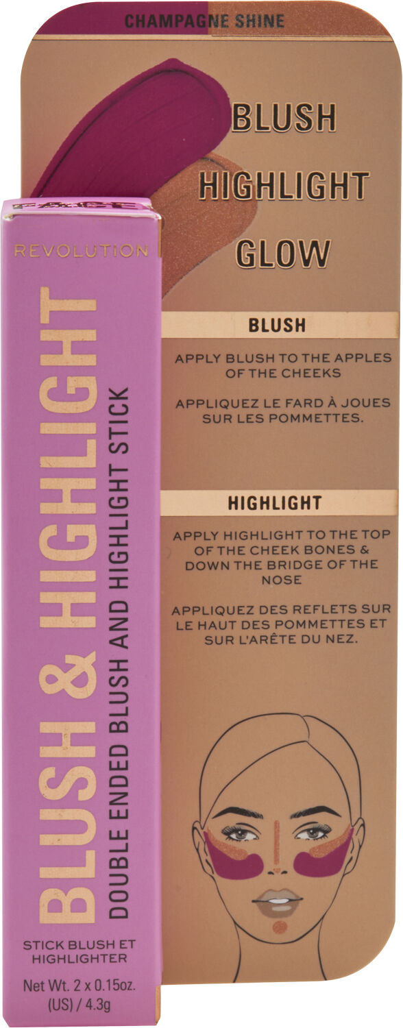 Revolution Blush & Highlight Stick