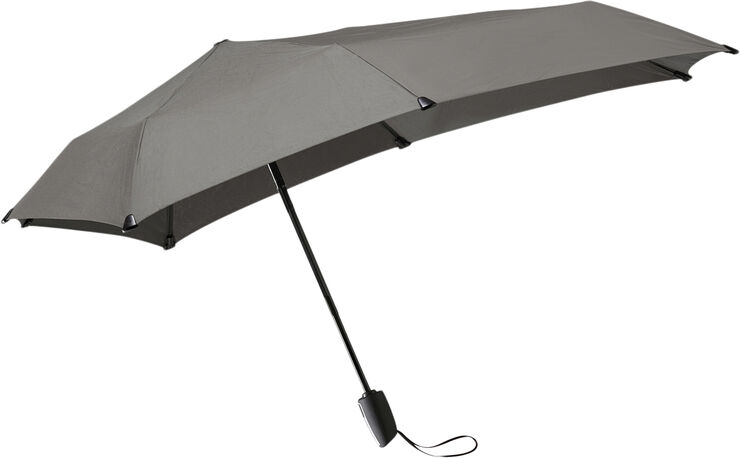 Senz Mini Automatic foldable storm umbrella silk grey