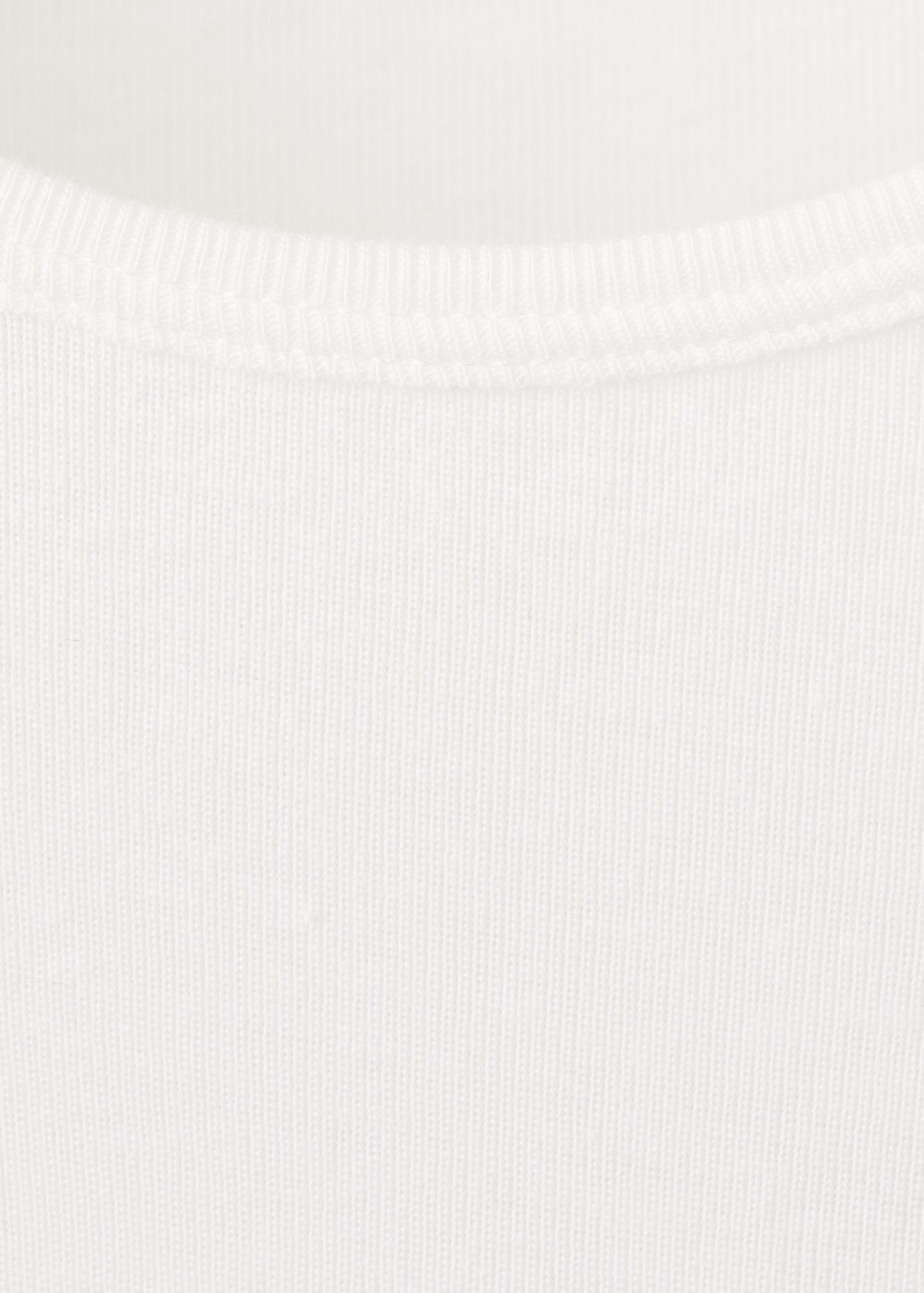 Short-sleeved cotton-blend t-shirt