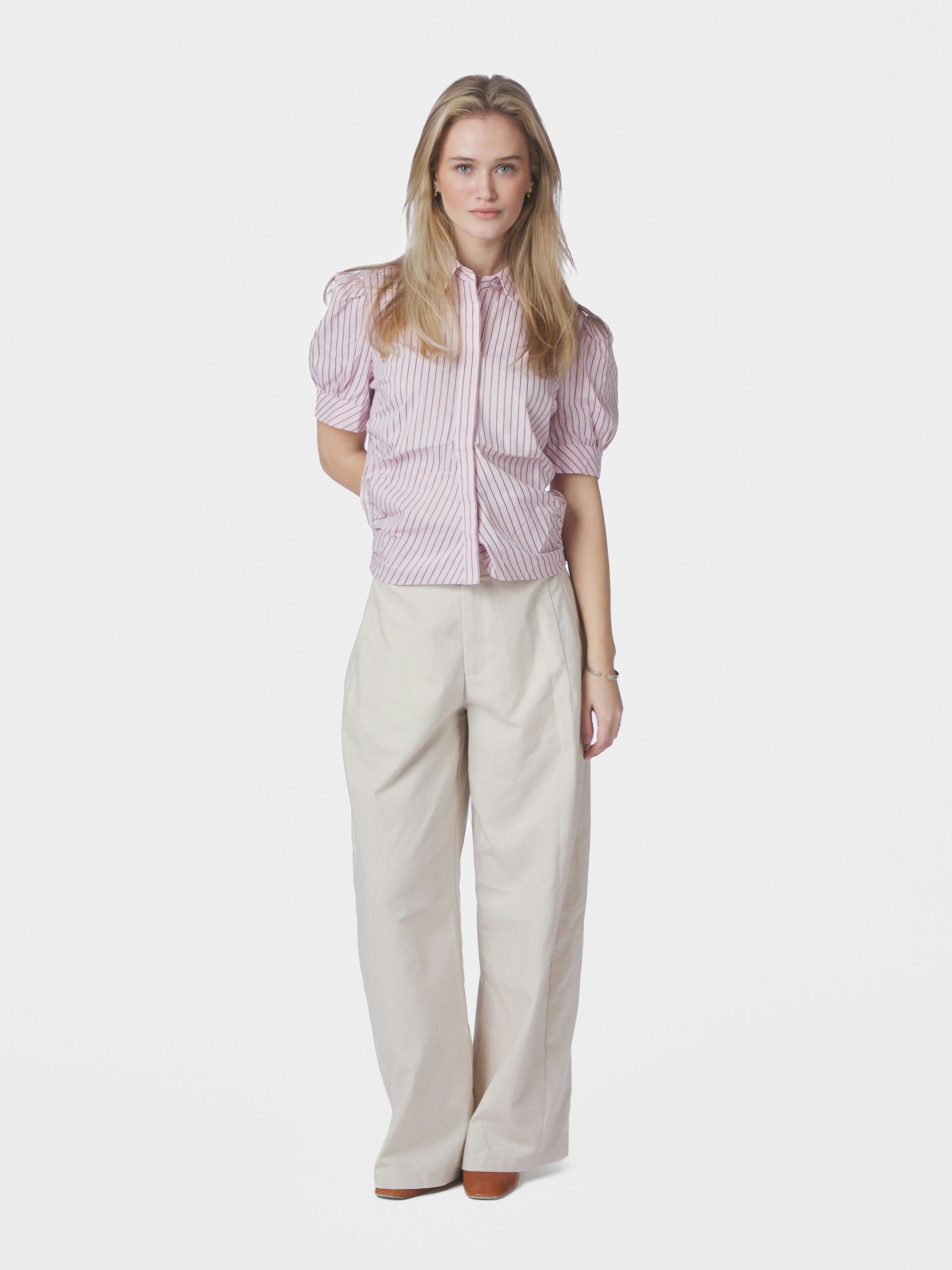 Frannie Structure Stripe Shirt