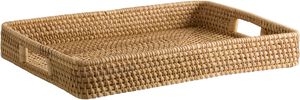 LAURUS rattan serving tray - nature