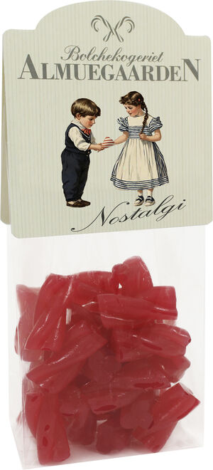 Hindbær Nostalgi (blødt slik - uden gelatine)