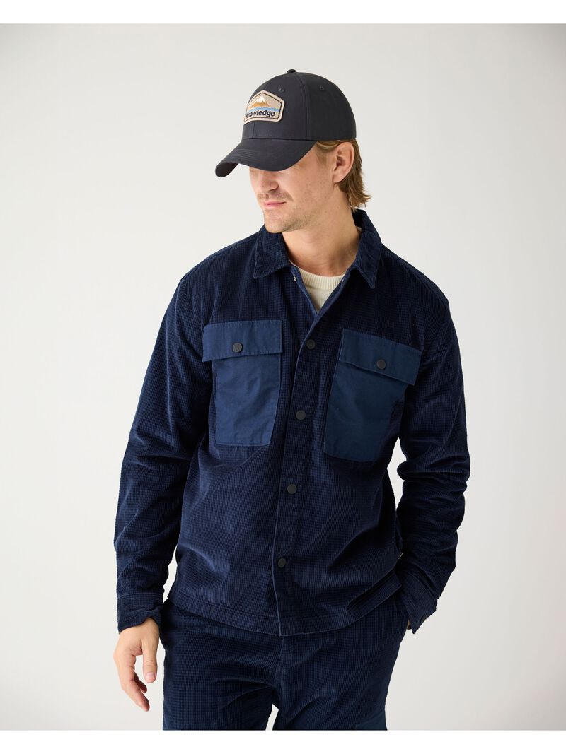 Organic Cotton Corduroy Overshirt Gots