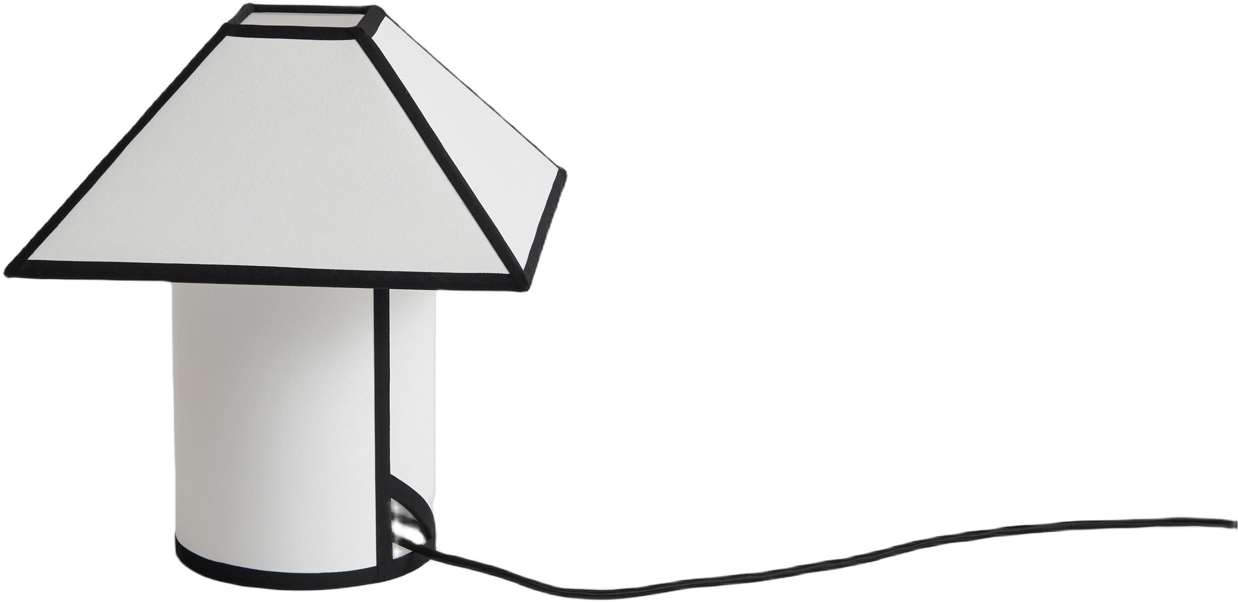 Ava Pyramid Table Lamp-290-White